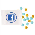 1/2oz. Chocolate Buttons- Imprinted Snack Pack