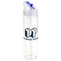 Arena 25 oz PET Eco-Polyclear™ Infuser Bottle with Flip-Up