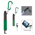 4-In-1 Light Up Stylus Pen With Carabiner