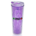 20 oz. Double Wall Plastic Travel Mug Color Matching Lid