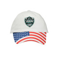 Patriotic 6 Panel Unconstructed Baseball Cap