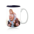 15 oz. Glossy Two-Tone Custom Photo Mug