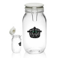 51 oz. Elrow Clip Top Glass Storage Jars