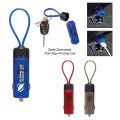 Luminous USB Car Charger Key Strap