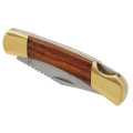 Small Rosewood Pocket Knife - Gold