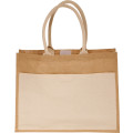 Canvas Pocket Jute Tote Bags