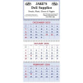 Commercial Planners Calendar - Red & Blue