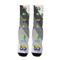 Dye Sublimated Crew (Athletic) Socks (Pair)