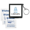 Antiseptic Wipes in Carrying Case Keychain
