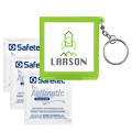 Antiseptic Wipes in Carrying Case Keychain