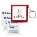 Antiseptic Wipes in Carrying Case Keychain