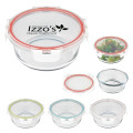 Fresh Prep Round Glass Food Container