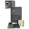 Front Pocket I Duo PU Fabric Portfolio