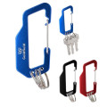 Aluminum Carabiner With Triple Split Ring
