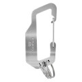 Aluminum Carabiner With Triple Split Ring