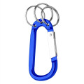 8mm Carabiner With Triple Split Ring