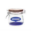 16 oz Glass Candy Jars with Wire Wooden Lids
