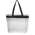 Color Handles Clear Plastic Tote Bags
