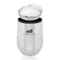 12 oz. Shelby Stemless Wine Glass with lid