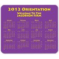 Customized Horizontal Calendar Mouse Pad