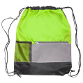 15W X 18H  inch Front Pocket Drawstring Backpacks