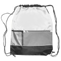 15W X 18H  inch Front Pocket Drawstring Backpacks