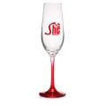 8 oz. Lead Free Crystal Champagne Glasses