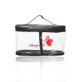 Clear PVC Cosmetic Travel Bag with Handle