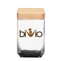 54 oz. Glass Candy Jars w/ Wooden Lids