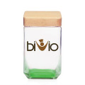 54 oz. Glass Candy Jars w/ Wooden Lids