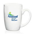 16 oz. Large Mocha Glossy Ceramic Custom Mugs