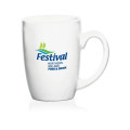 16 oz. Large Mocha Glossy Ceramic Custom Mugs