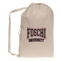 Collegiate Natural Cotton Laundry Bags