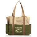 Dual Color Shoulder Tote Bags
