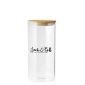 44 oz. Store N Go Glass Storage Jars with Bamboo Lids