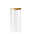 44 oz. Store N Go Glass Storage Jars with Bamboo Lids