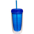 16 oz. Double Wall Acrylic Tumblers With Straw