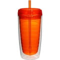 16 oz. Double Wall Acrylic Tumblers With Straw