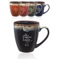 17 oz Water Color Drip Ceramic Mug