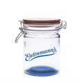 22 oz. Candy Jars with Hinged Wood Lids