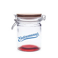 22 oz. Candy Jars with Hinged Wood Lids
