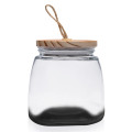 64 oz. Glass Candy Jars with Suction Wooden Lid