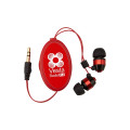 Heavy Metal Retractable Earbuds-Closeout