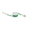 3-in-1 Retractable Fabric Charge-It Cable