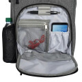 Heathered RFID Laptop Backpack & Briefcase