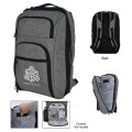 Heathered RFID Laptop Backpack & Briefcase