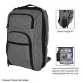 HEATHERED RFID LAPTOP BACKPACK & BRIEFCASE