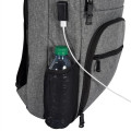 HEATHERED RFID LAPTOP BACKPACK & BRIEFCASE