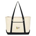 Large 12 Oz. Cotton Canvas Sailing Tote Bag