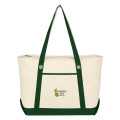 Large 12 Oz. Cotton Canvas Sailing Tote Bag